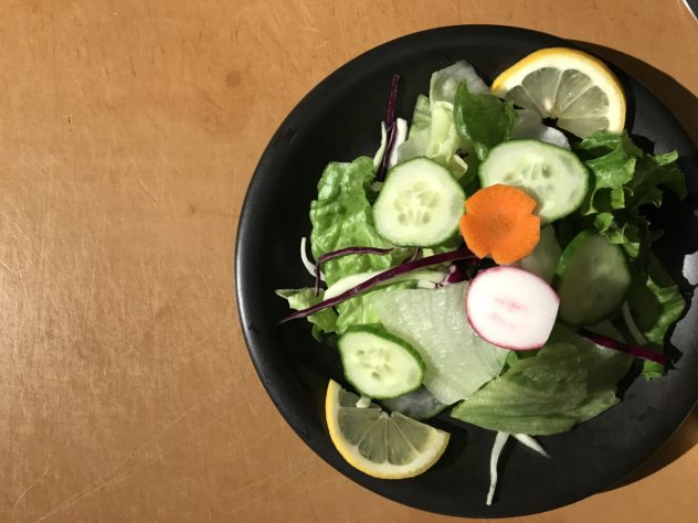 Green salad dish