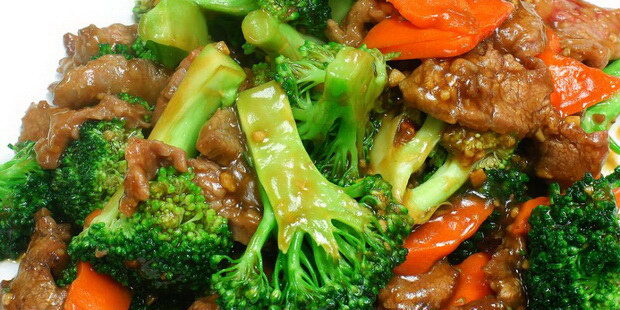Beef and broccoli dish