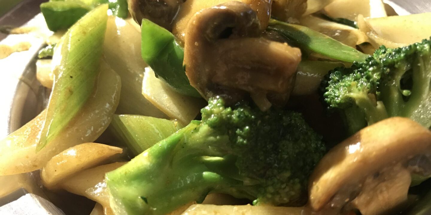 A mixed vegetables dish